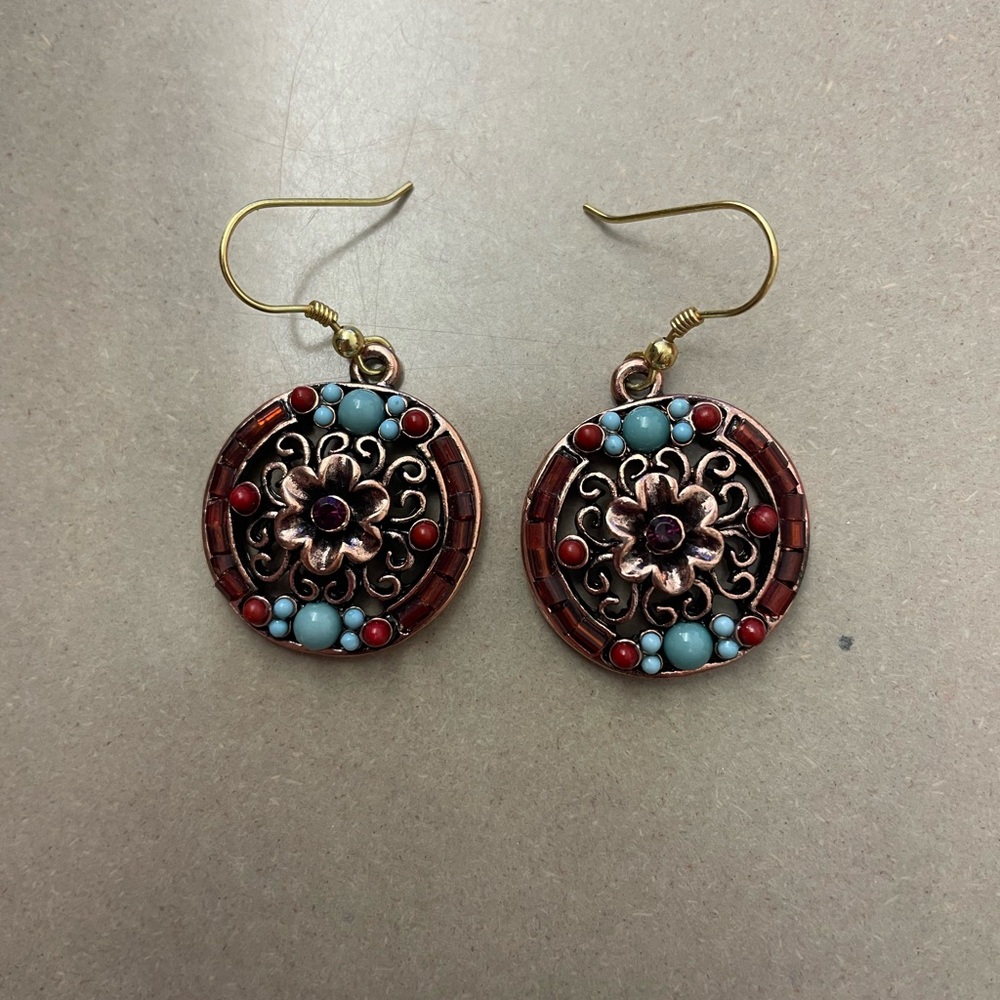 Elegant Multicolor Dangle Earrings